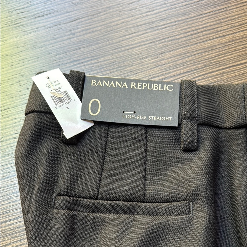 Banana Republic Black Tailored Trousers